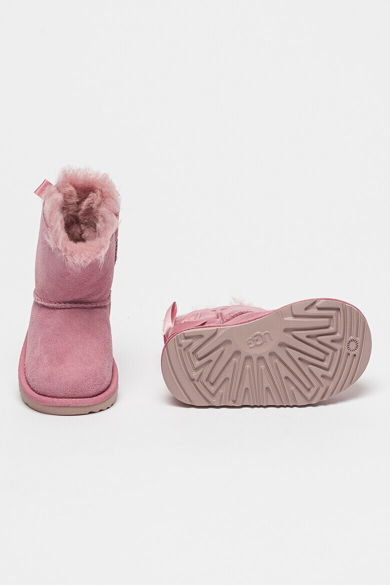 UGG Велурени боти Mini Bailey с панделка - Pepit.bg