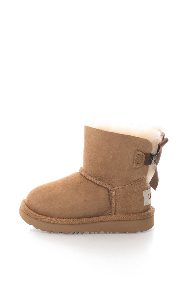 UGG Велурени боти Mini Bailey с панделка - Pepit.bg