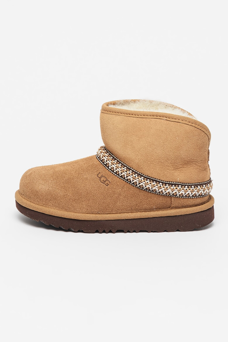 UGG Велурени боти Mini Crescent - Pepit.bg