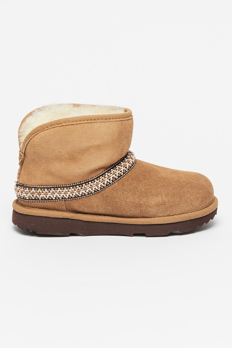 UGG Велурени боти Mini Crescent - Pepit.bg