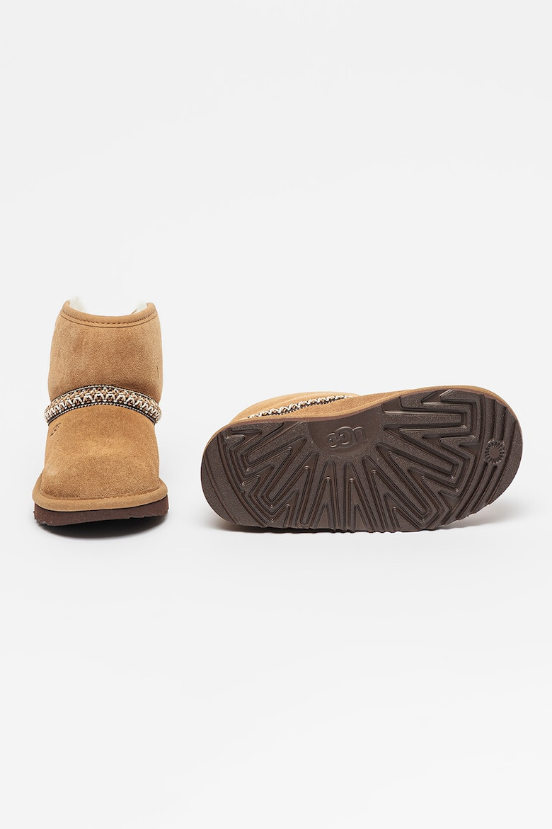 UGG Велурени боти Mini Crescent - Pepit.bg