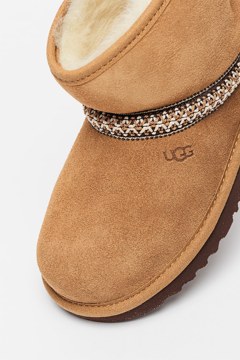 UGG Велурени боти Mini Crescent - Pepit.bg