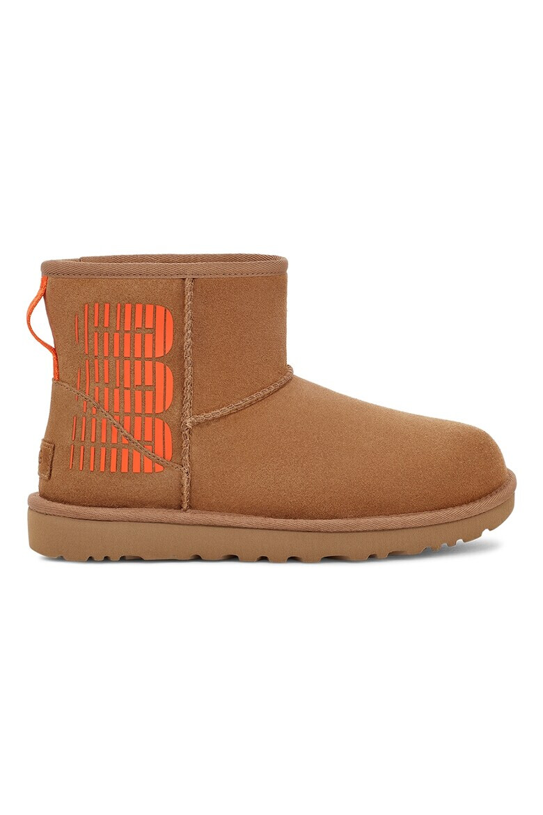 UGG Велурени боти с лого - Pepit.bg