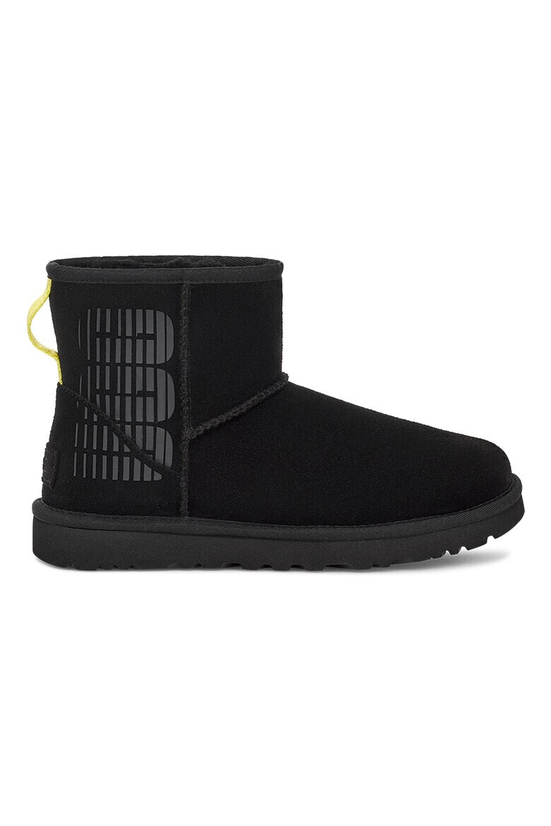 UGG Велурени боти с лого - Pepit.bg
