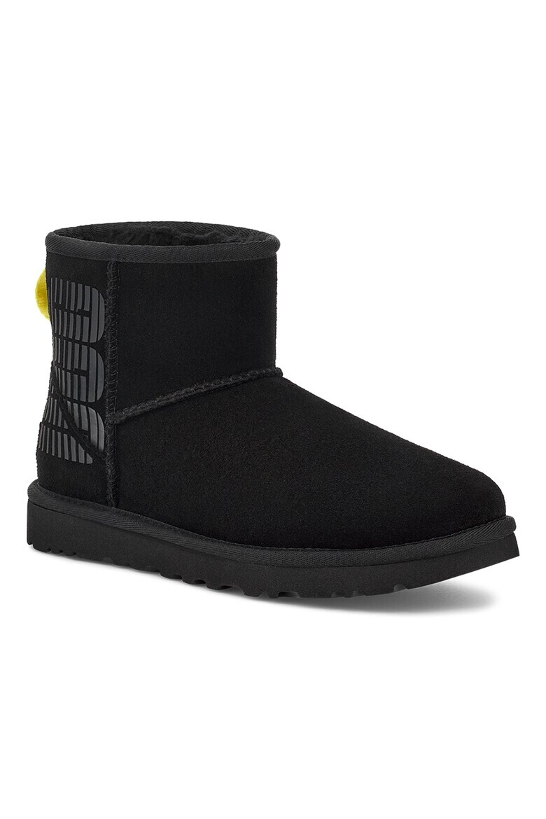 UGG Велурени боти с лого - Pepit.bg