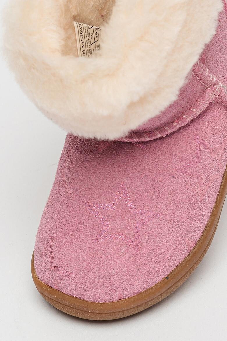 UGG Велурени боти с вълнена вата Sammee Iridescent - Pepit.bg