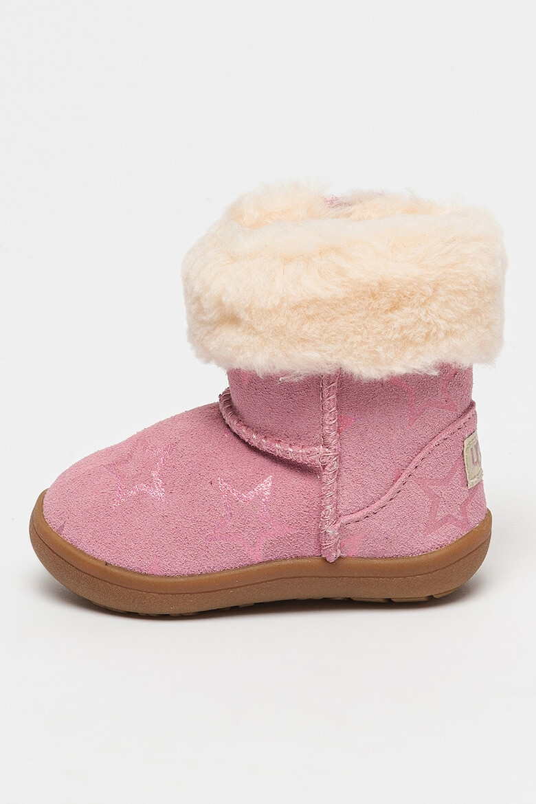 UGG Велурени боти с вълнена вата Sammee Iridescent - Pepit.bg