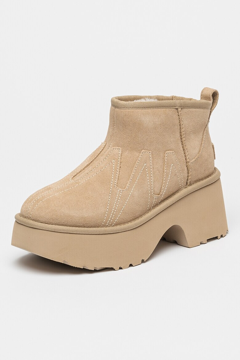 UGG Велурени боти Ultra Mini New Heights - Pepit.bg