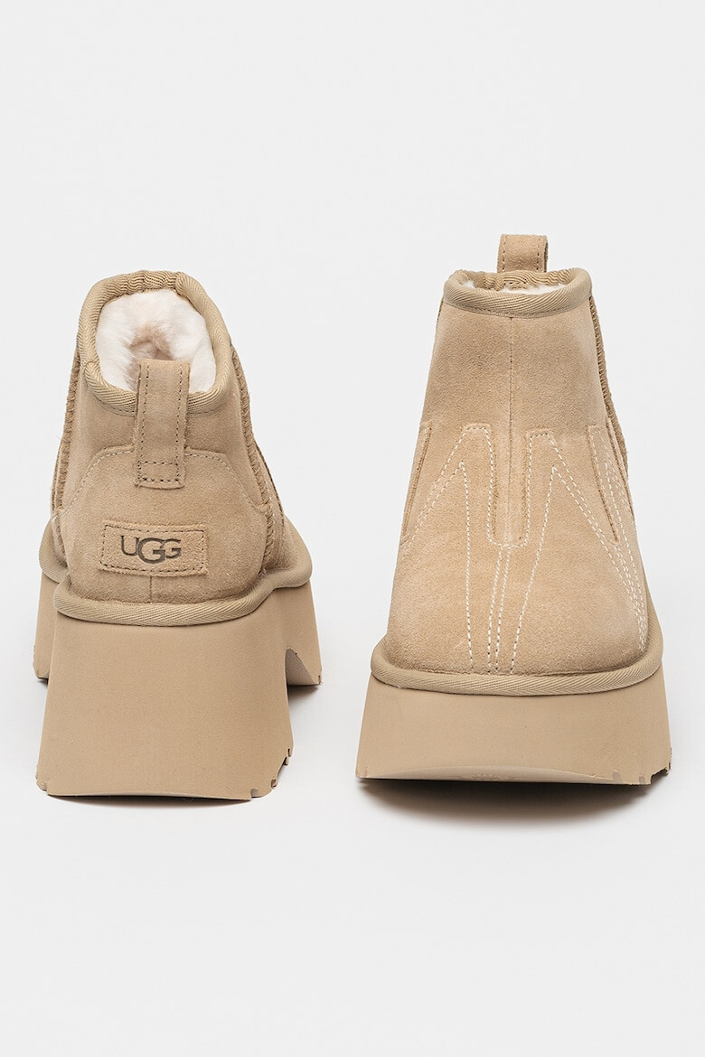 UGG Велурени боти Ultra Mini New Heights - Pepit.bg