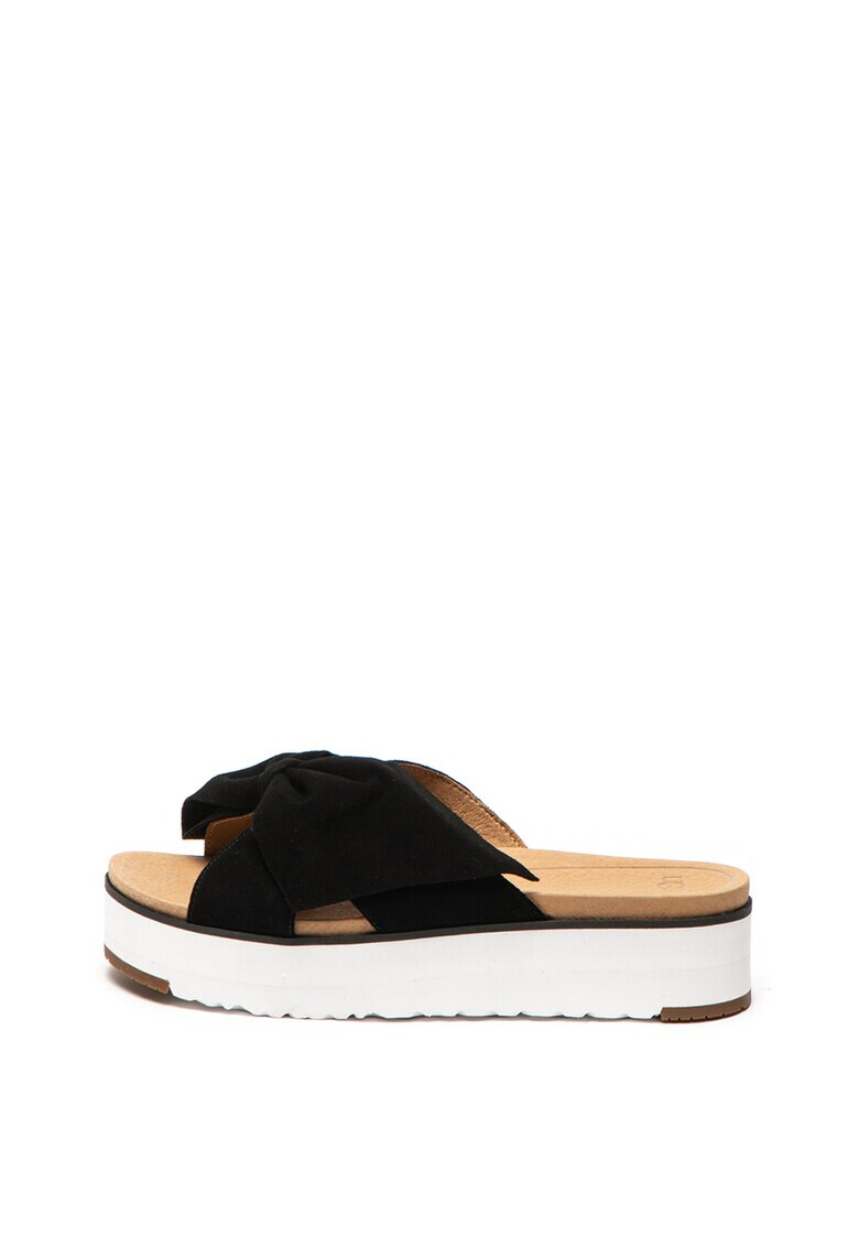 UGG Велурени чехли Joan II с панделка - Pepit.bg