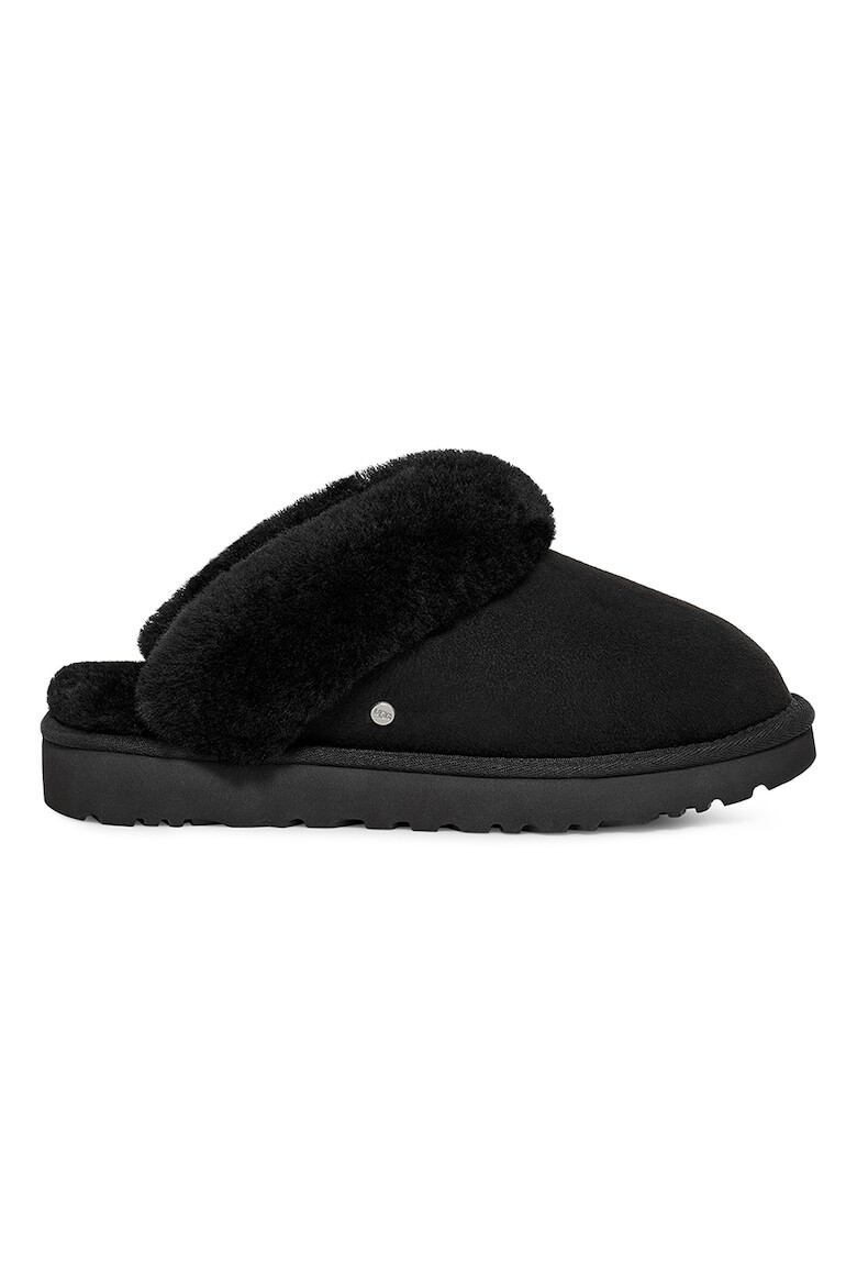 UGG Велурени чехли Classic с подплата от еко кожа - Pepit.bg