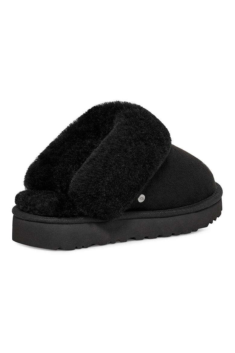 UGG Велурени чехли Classic с подплата от еко кожа - Pepit.bg