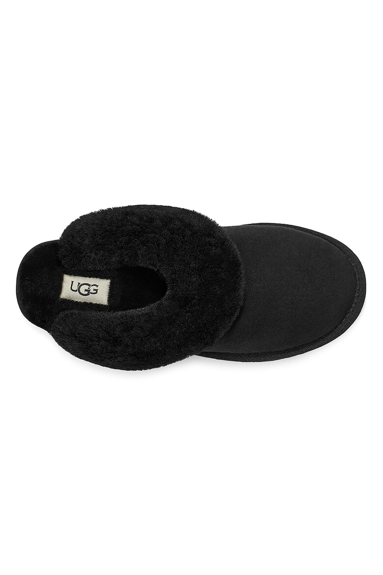 UGG Велурени чехли Classic с подплата от еко кожа - Pepit.bg