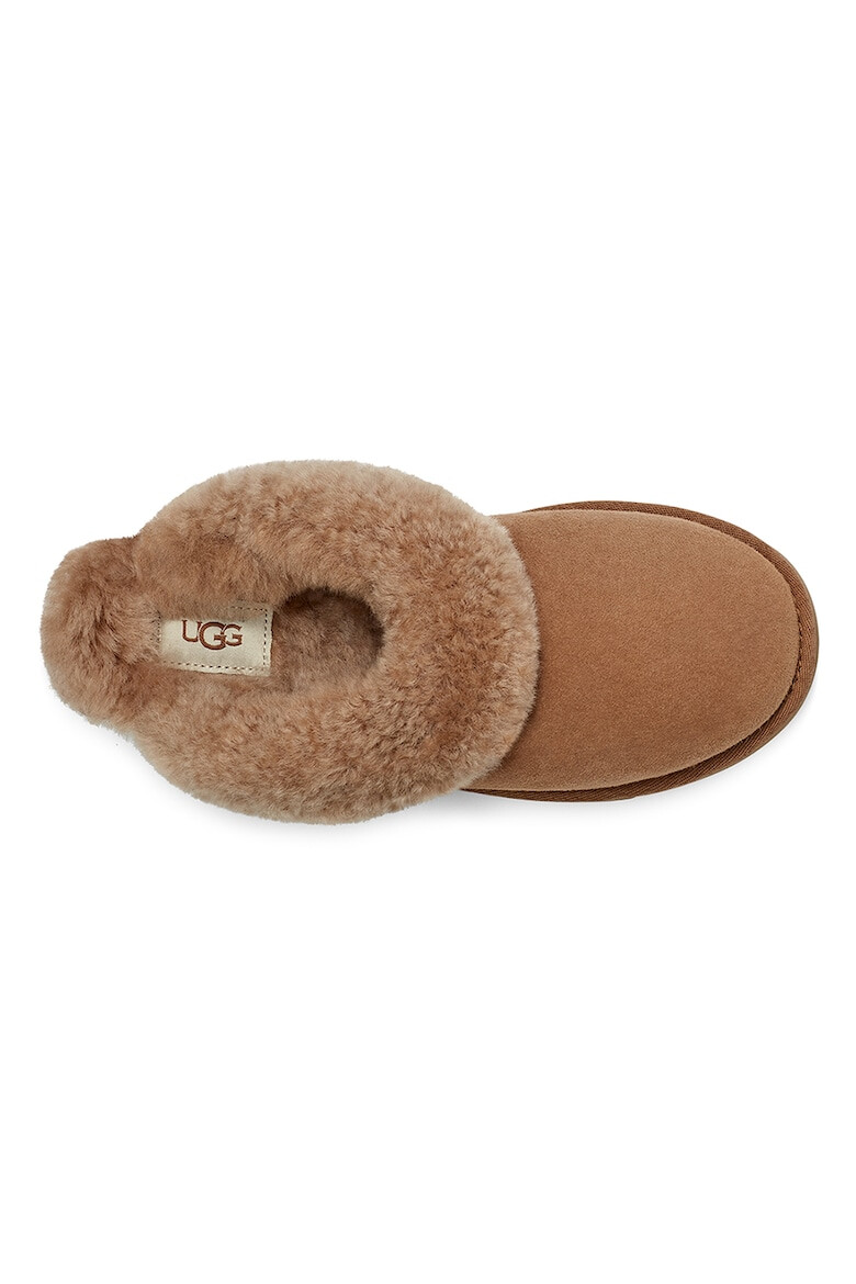 UGG Велурени чехли Classic с подплата от еко кожа - Pepit.bg