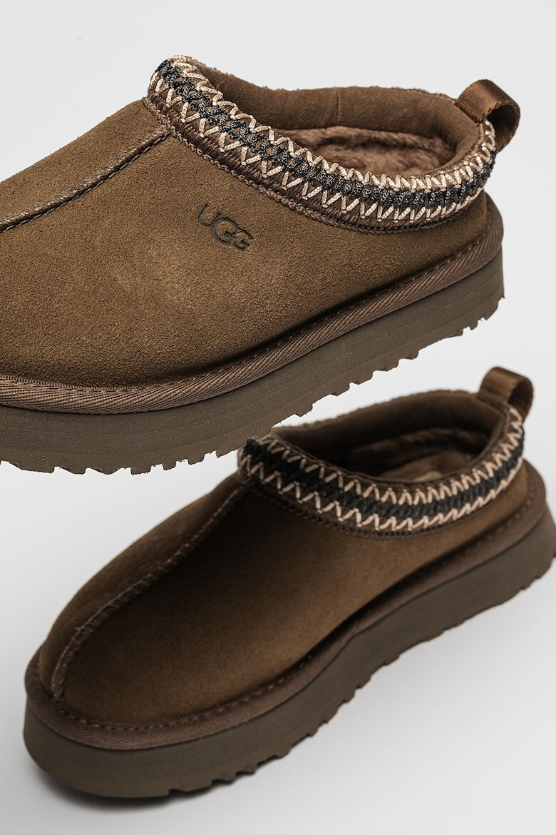 UGG Велурени чехли Tazz с бродерии - Pepit.bg