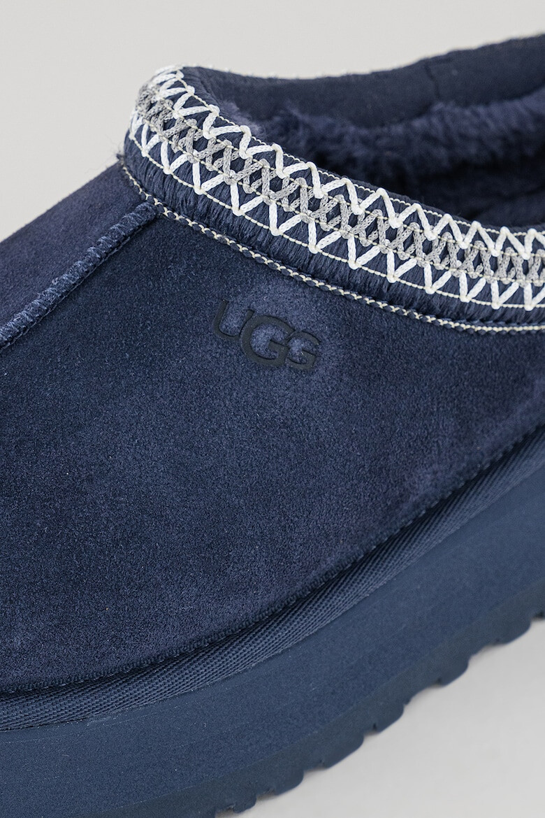 UGG Велурени домашни пантофи Tazz с равна платформа - Pepit.bg