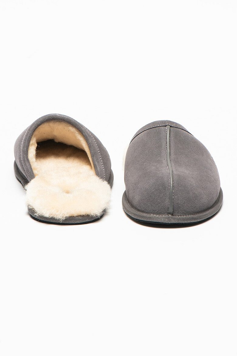 UGG Велурени домашни пантофи Scuff с вълнена вата - Pepit.bg