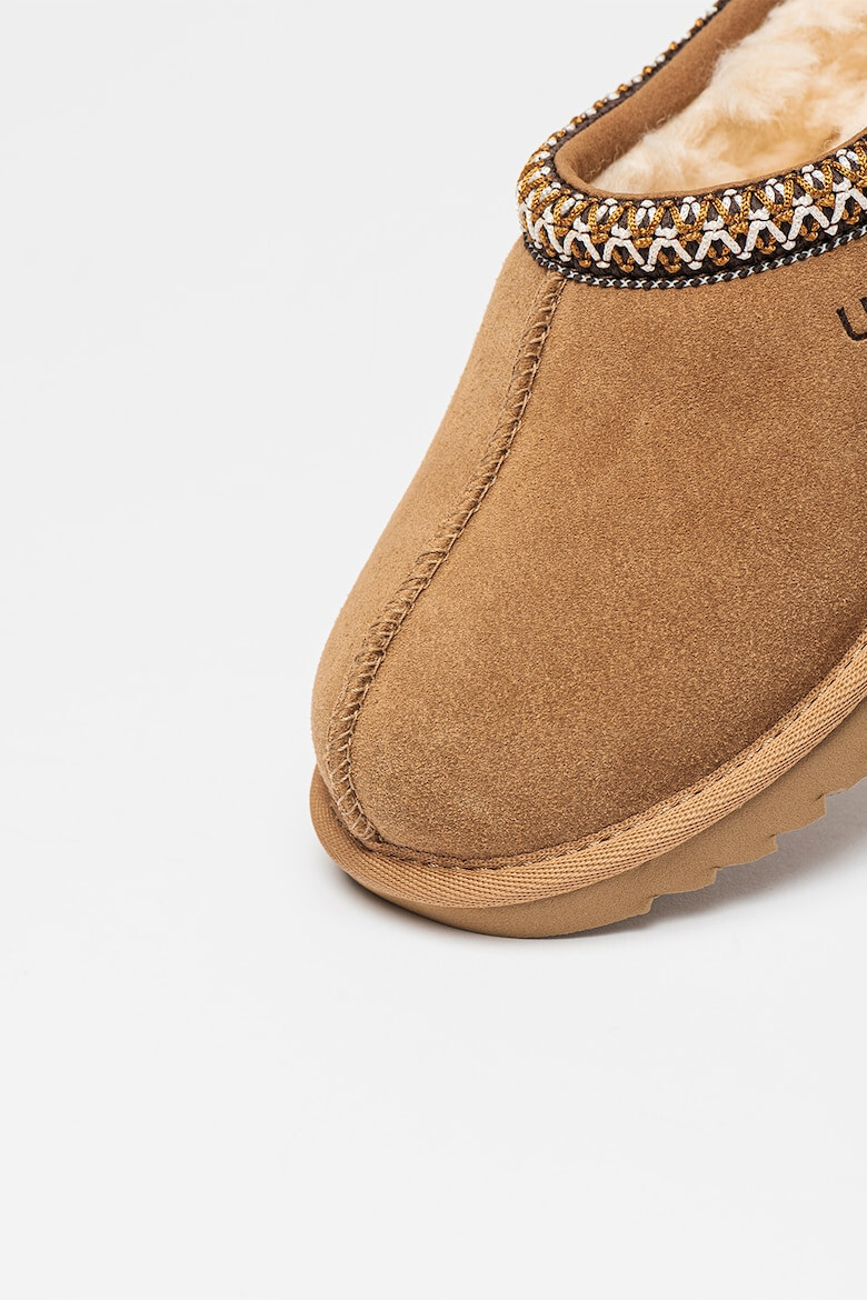 UGG Велурени домашни пантофи Tasman с бродерия - Pepit.bg