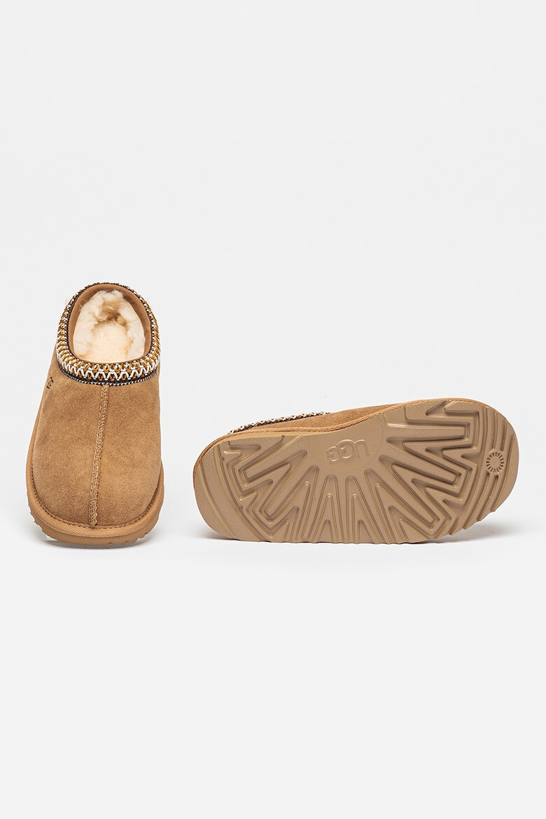 UGG Велурени домашни пантофи Tasman с бродерия - Pepit.bg