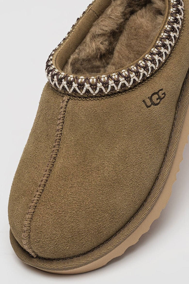 UGG Велурени домашни пантофи Tasman с бродерия - Pepit.bg