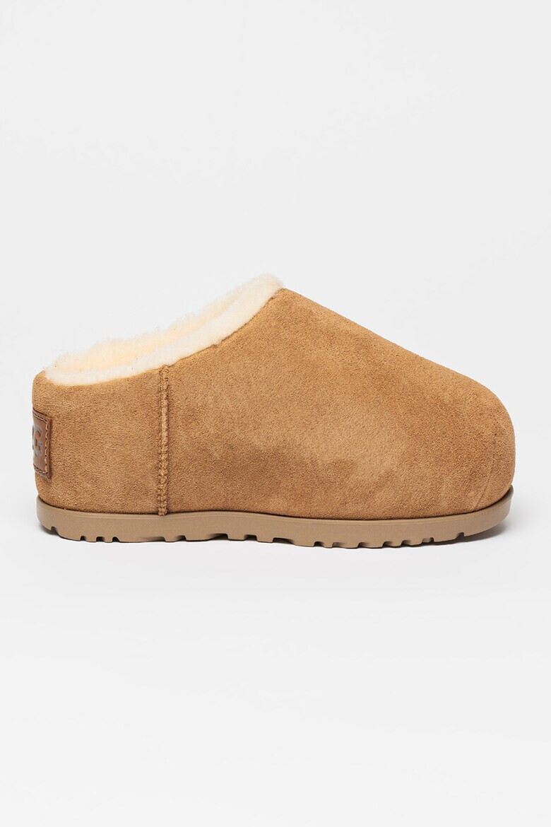 UGG Велурени обувки Mules с равна платформа - Pepit.bg