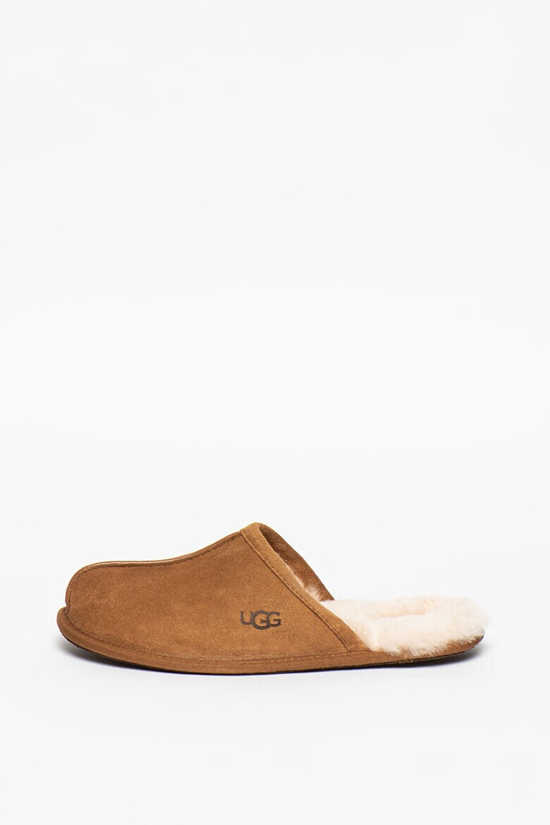 UGG Велурени пантофи Scuff с лого - Pepit.bg
