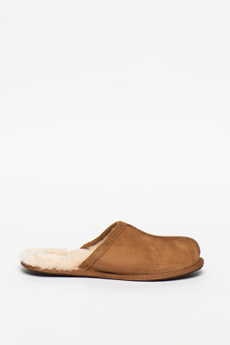 UGG Велурени пантофи Scuff с лого - Pepit.bg