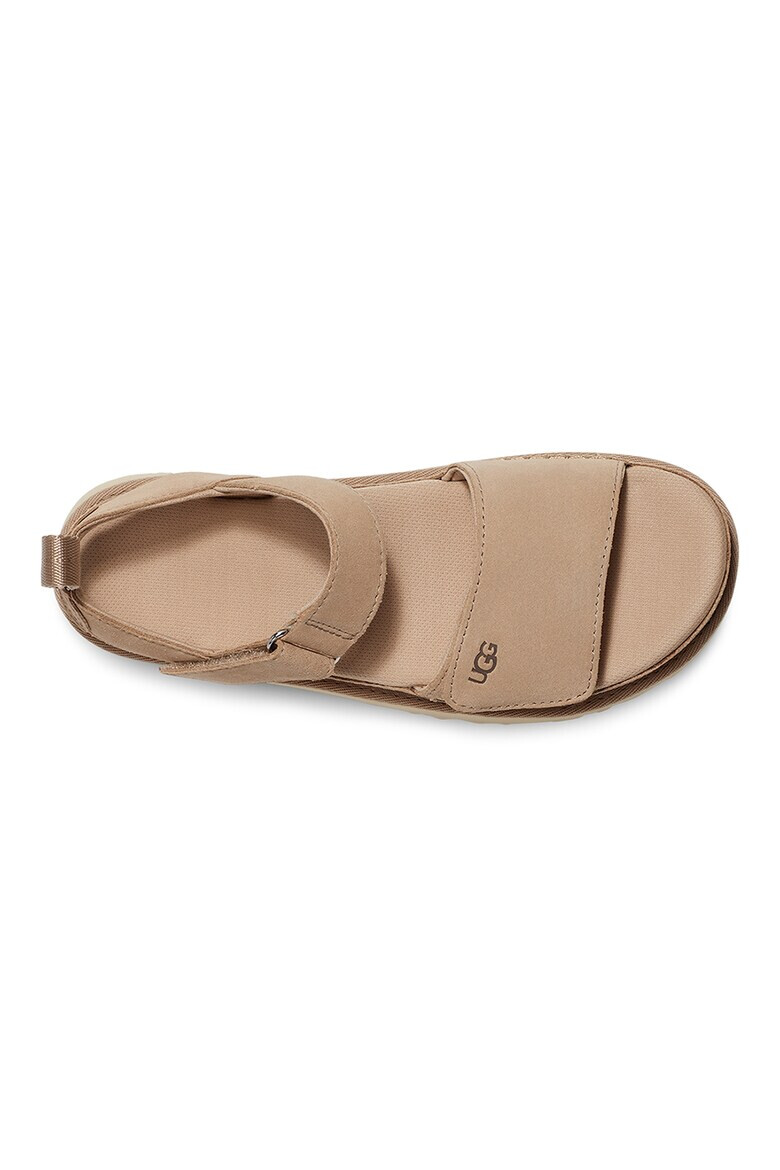 UGG Велурени сандали Goldenstar с равна платформа - Pepit.bg