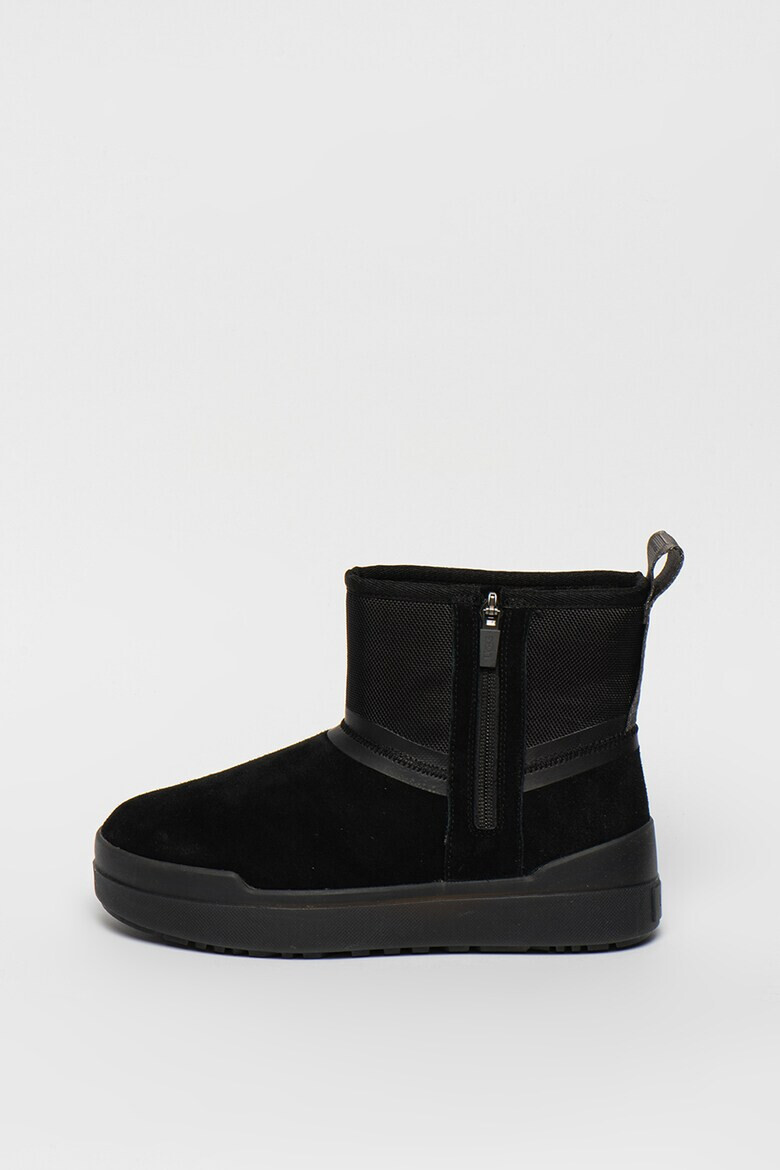 UGG Велурени зимни боти Classic Tech Mini с текстил - Pepit.bg