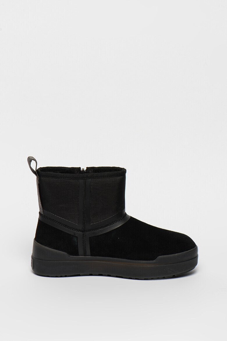 UGG Велурени зимни боти Classic Tech Mini с текстил - Pepit.bg
