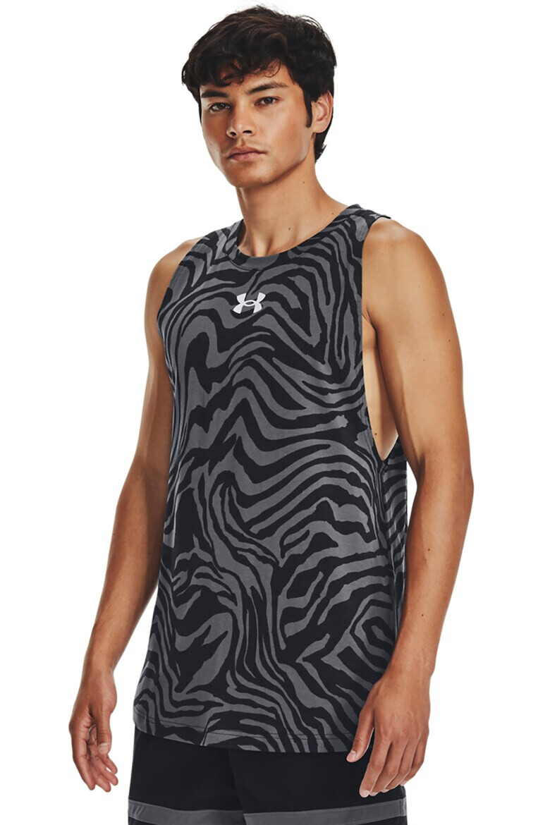 Under Armour Баскетболен топ Baseline с щампа - Pepit.bg