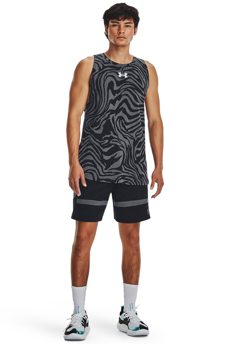 Under Armour Баскетболен топ Baseline с щампа - Pepit.bg