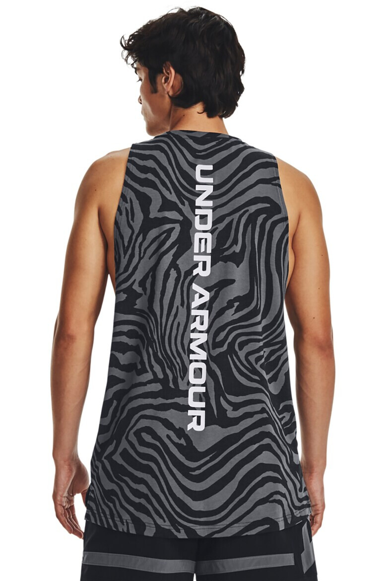 Under Armour Баскетболен топ Baseline с щампа - Pepit.bg