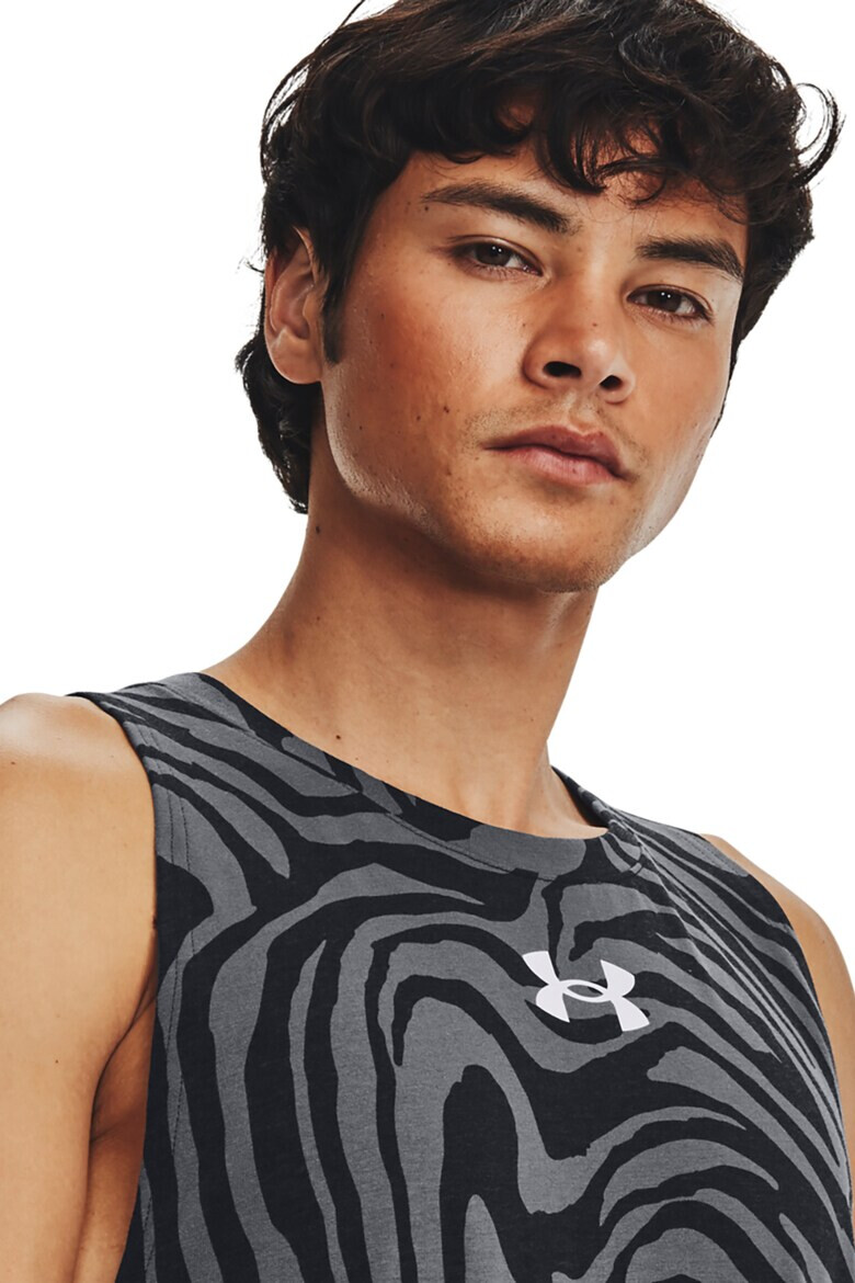 Under Armour Баскетболен топ Baseline с щампа - Pepit.bg