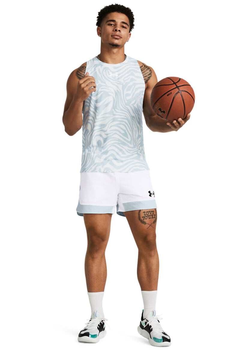 Under Armour Баскетболен топ Baseline с щампа - Pepit.bg