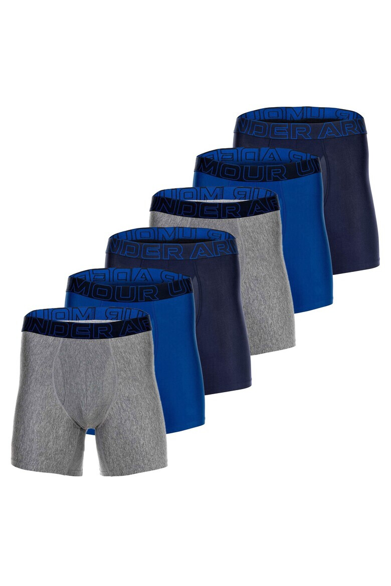 Under Armour Боксерки с лого - 6 чифта - Сив/Син - Pepit.bg