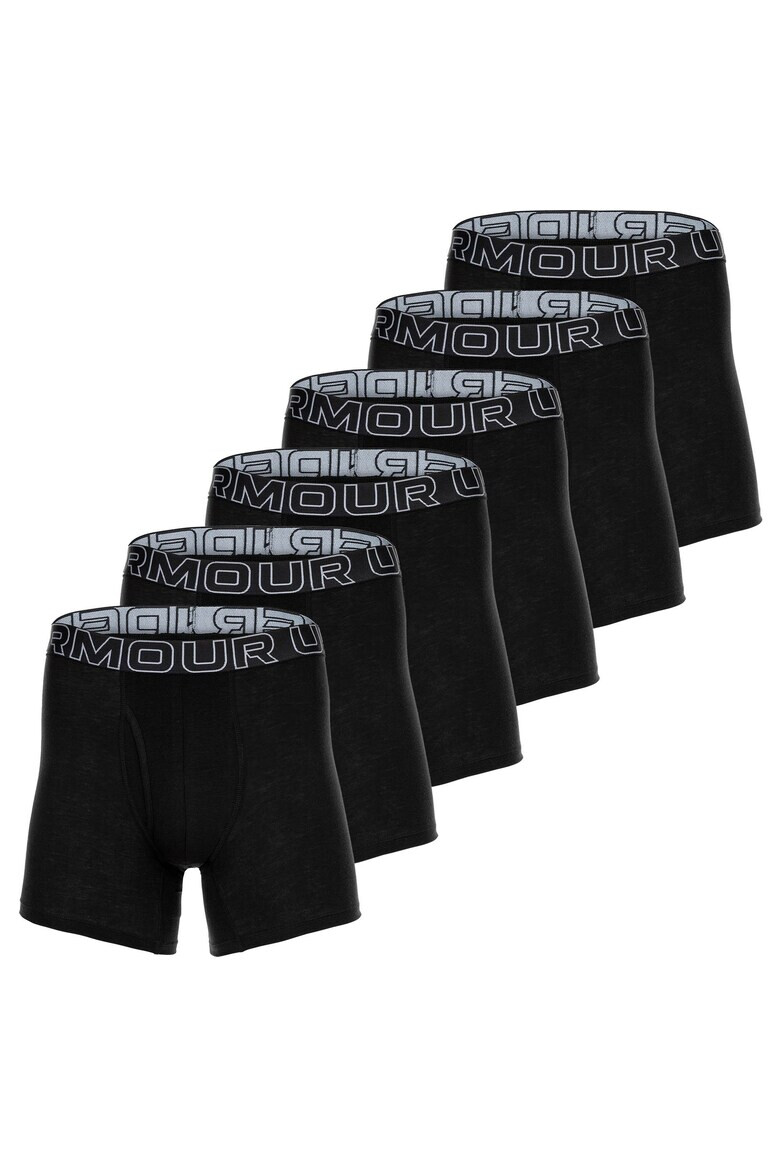 Under Armour Боксерки с памук - 6 чифта - Черен - Pepit.bg