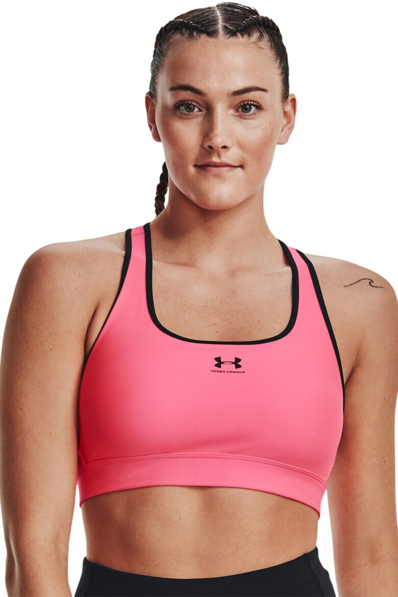 Under Armour Фитнес бюстие Authentics с изрязан гръб - Pepit.bg