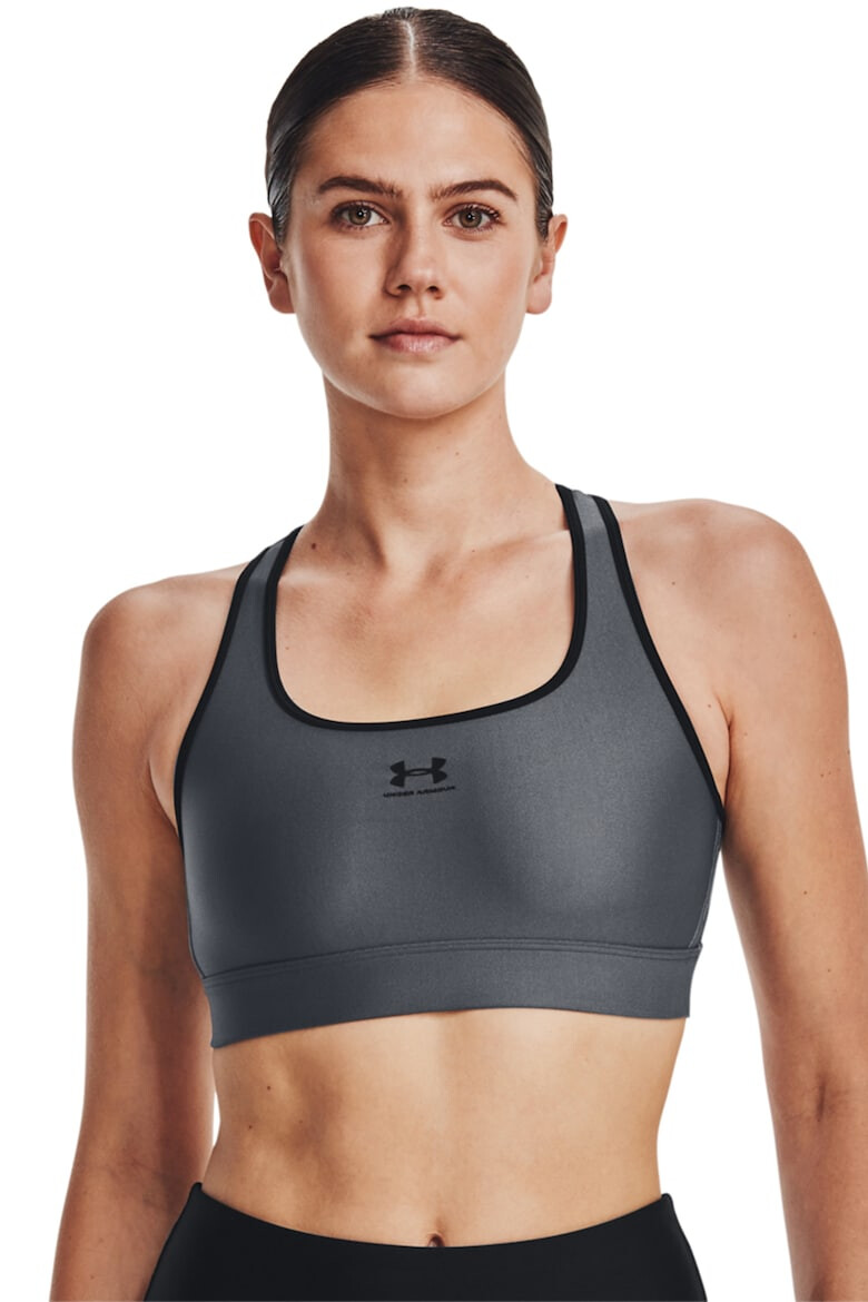 Under Armour Фитнес бюстие Authentics с изрязан гръб - Pepit.bg