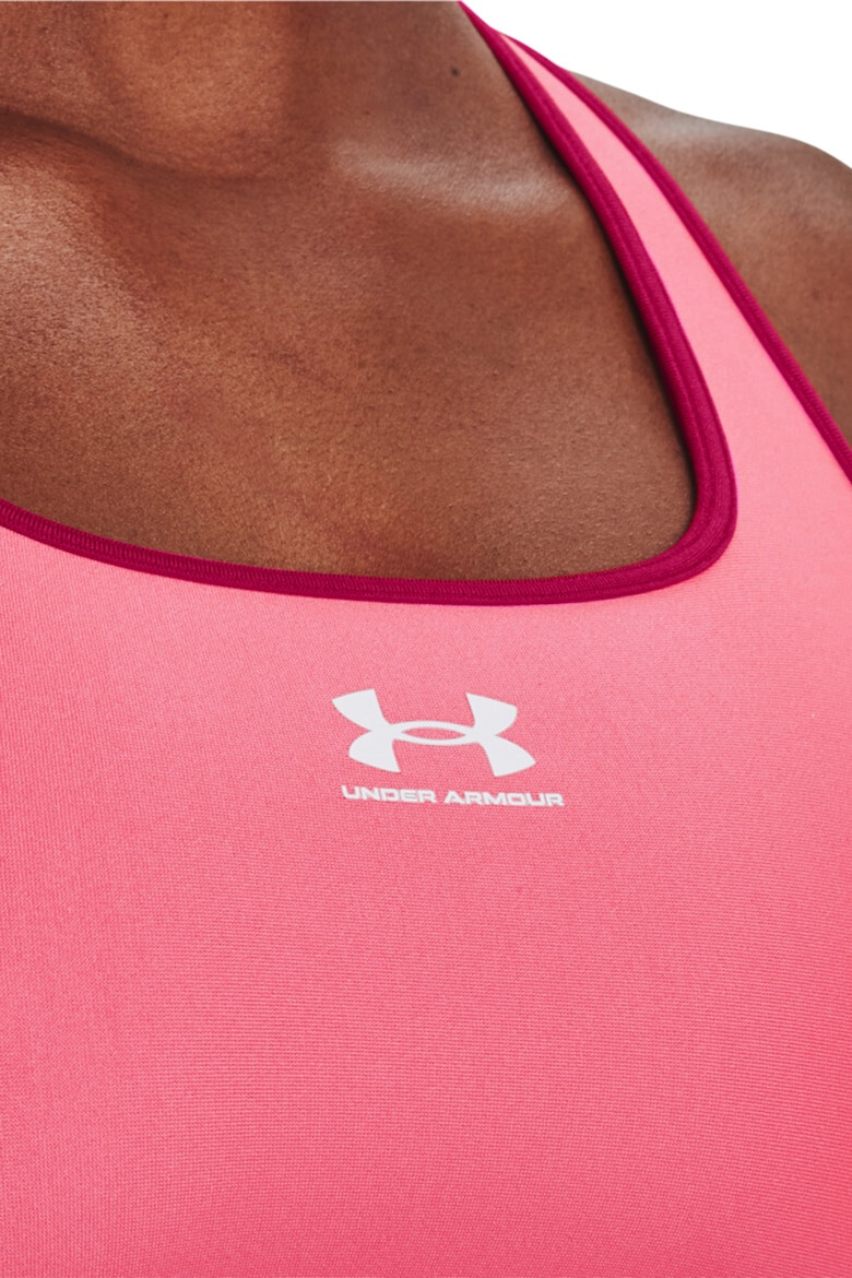 Under Armour Фитнес бюстие Authentics с изрязан гръб - Pepit.bg