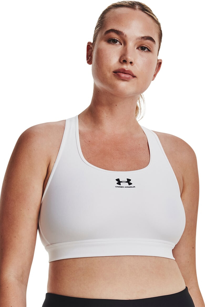 Under Armour Фитнес бюстие Authentics с изрязан гръб - Pepit.bg