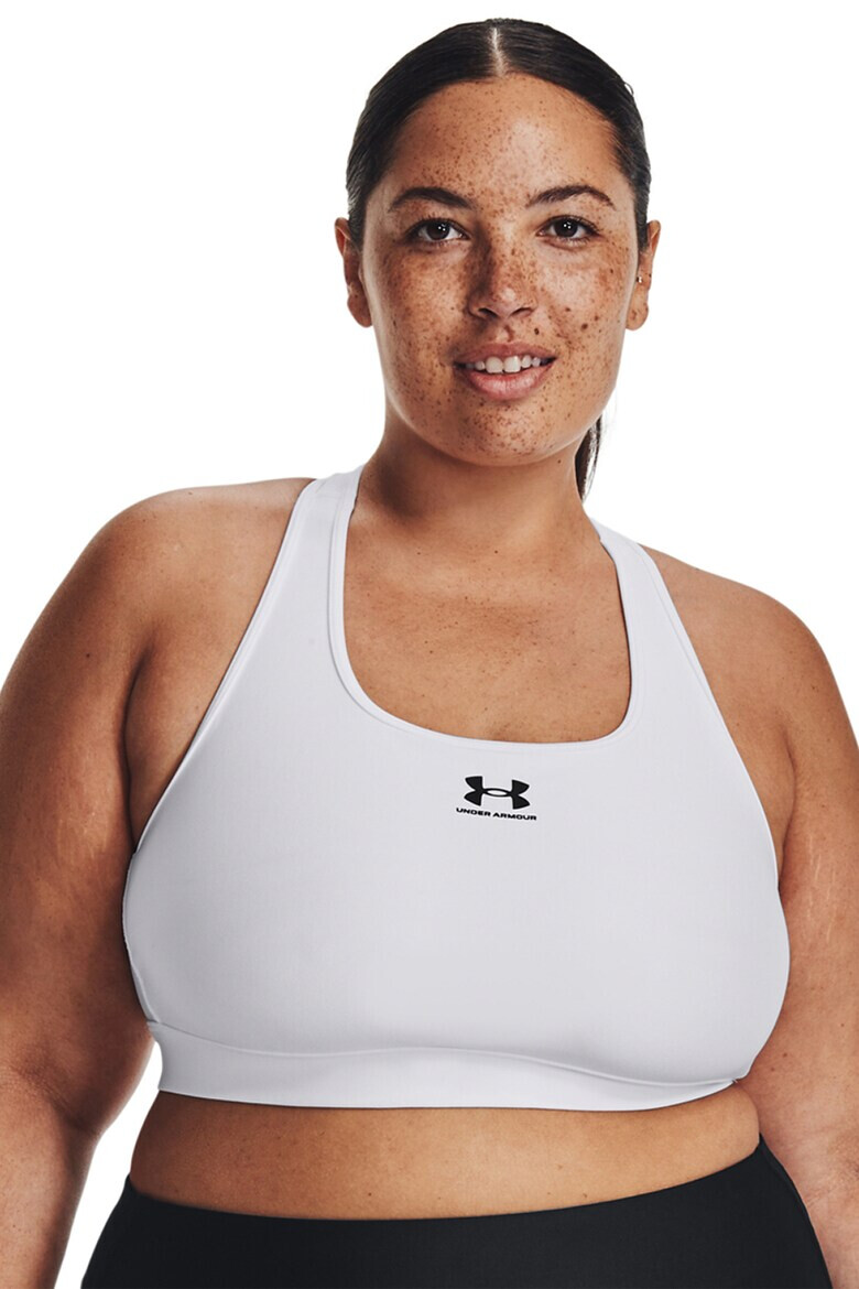 Under Armour Фитнес бюстие Authentics с изрязан гръб - Pepit.bg