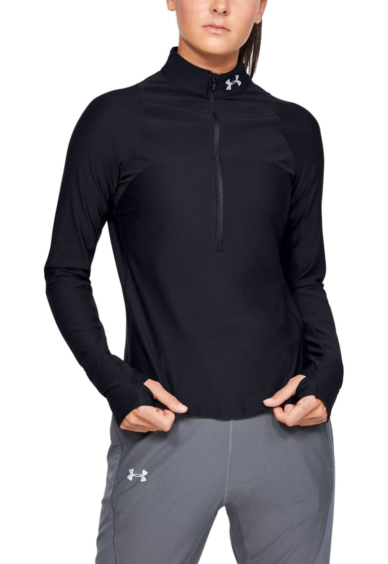 Under Armour Фитнес блуза Qlifier с цепки за палците - Pepit.bg