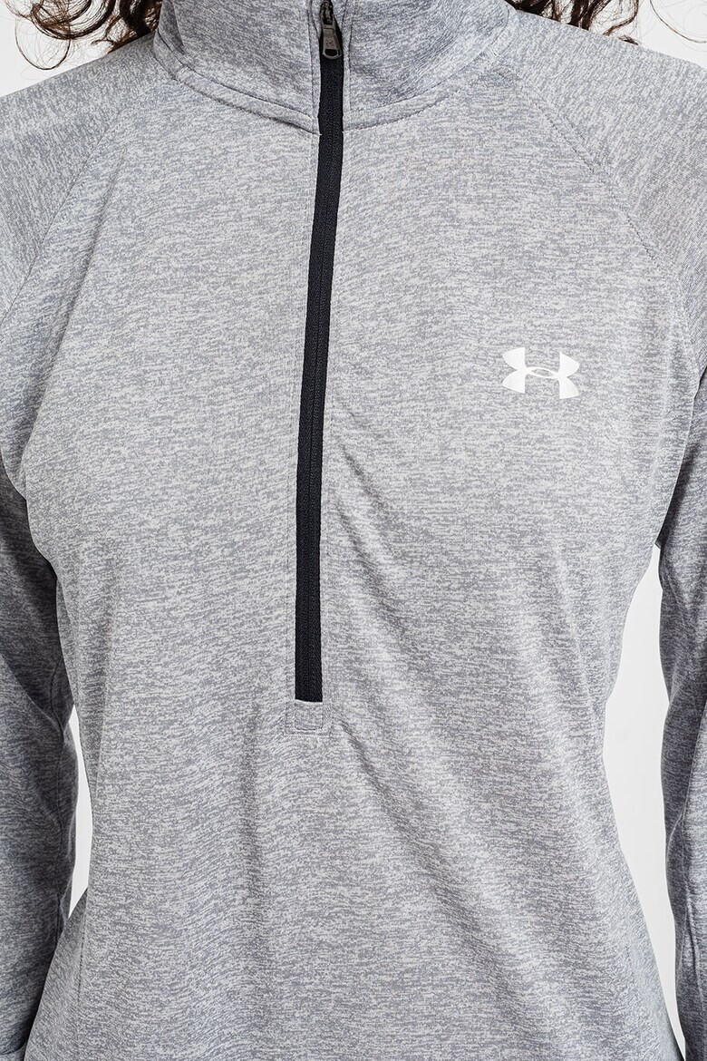 Under Armour Фитнес блуза Tech с къс цип - Pepit.bg