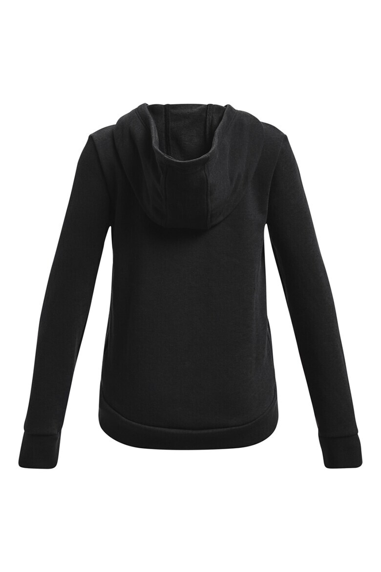 Under Armour Фитнес худи Rival с цип и лого - Pepit.bg
