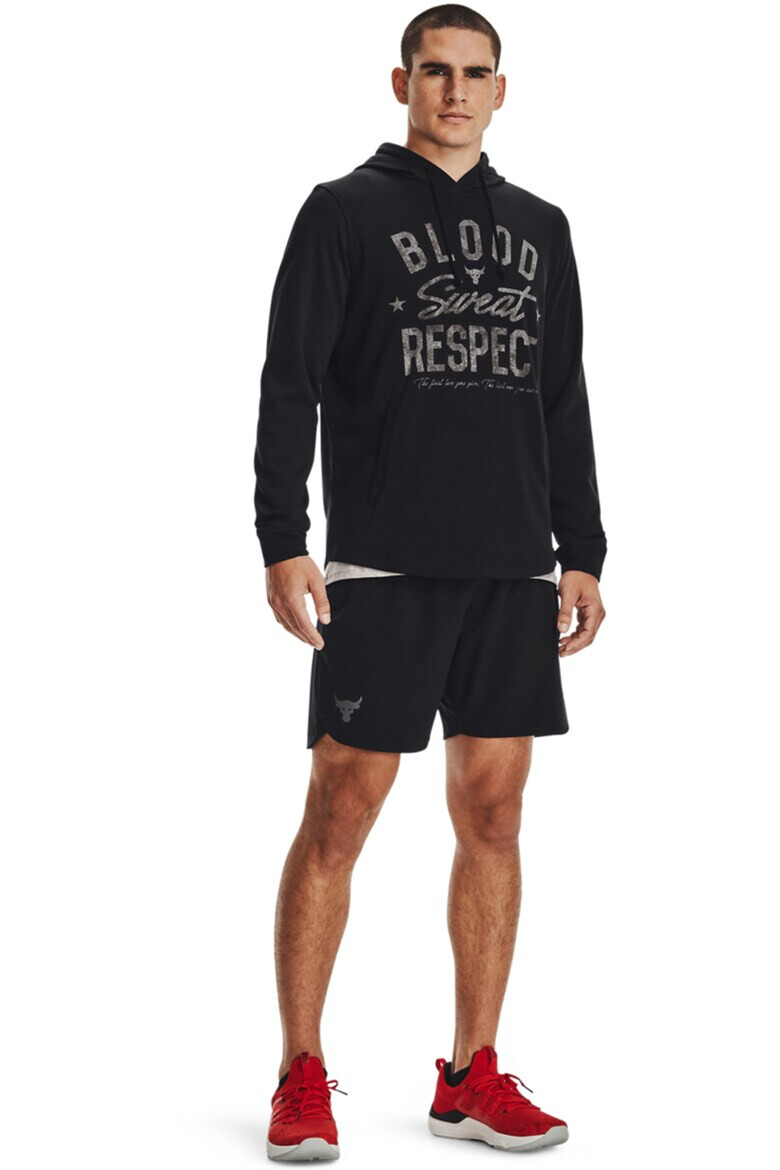 Under Armour Фитнес худи Rock с принт - Pepit.bg