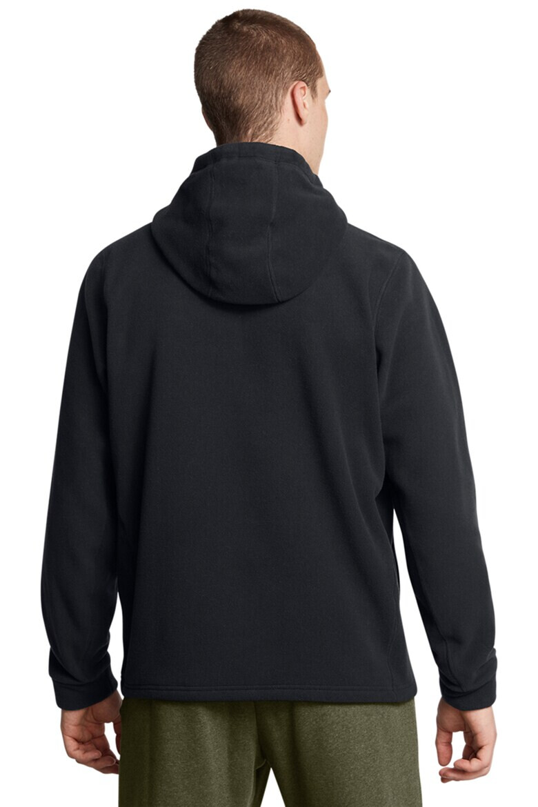 Under Armour Фитнес худи от микрополар с лого - Черен - Pepit.bg