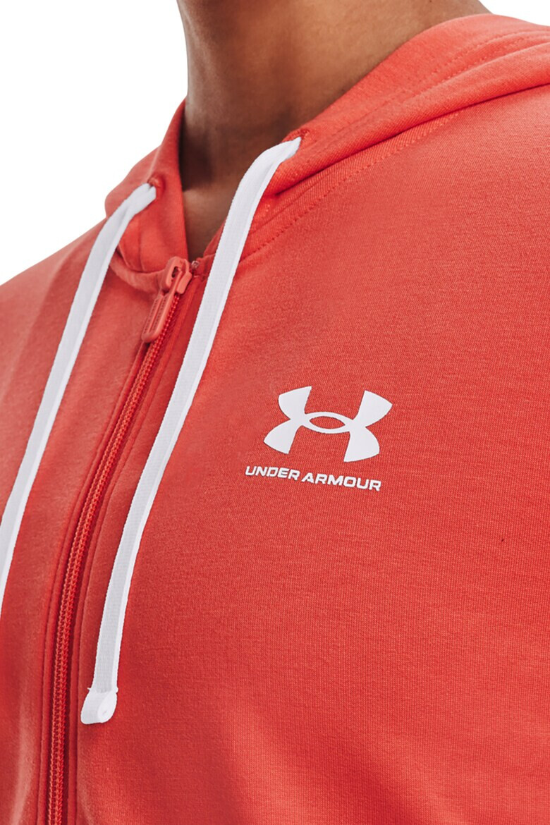 Under Armour Фитнес худи Rival с лиосел и цип - Pepit.bg