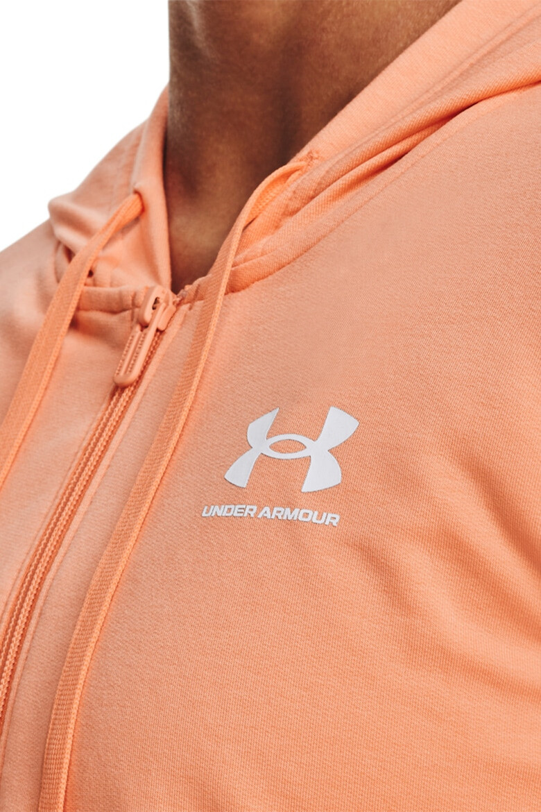 Under Armour Фитнес худи Rival с лиосел и цип - Pepit.bg