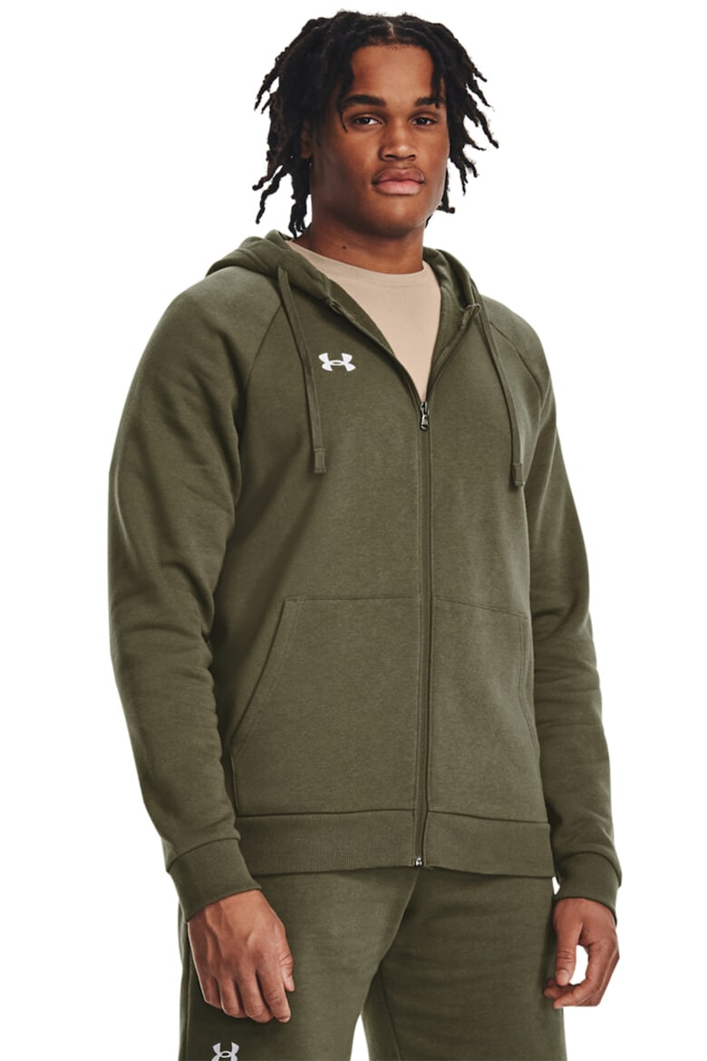 Under Armour Фитнес худи Rival с памук - Pepit.bg